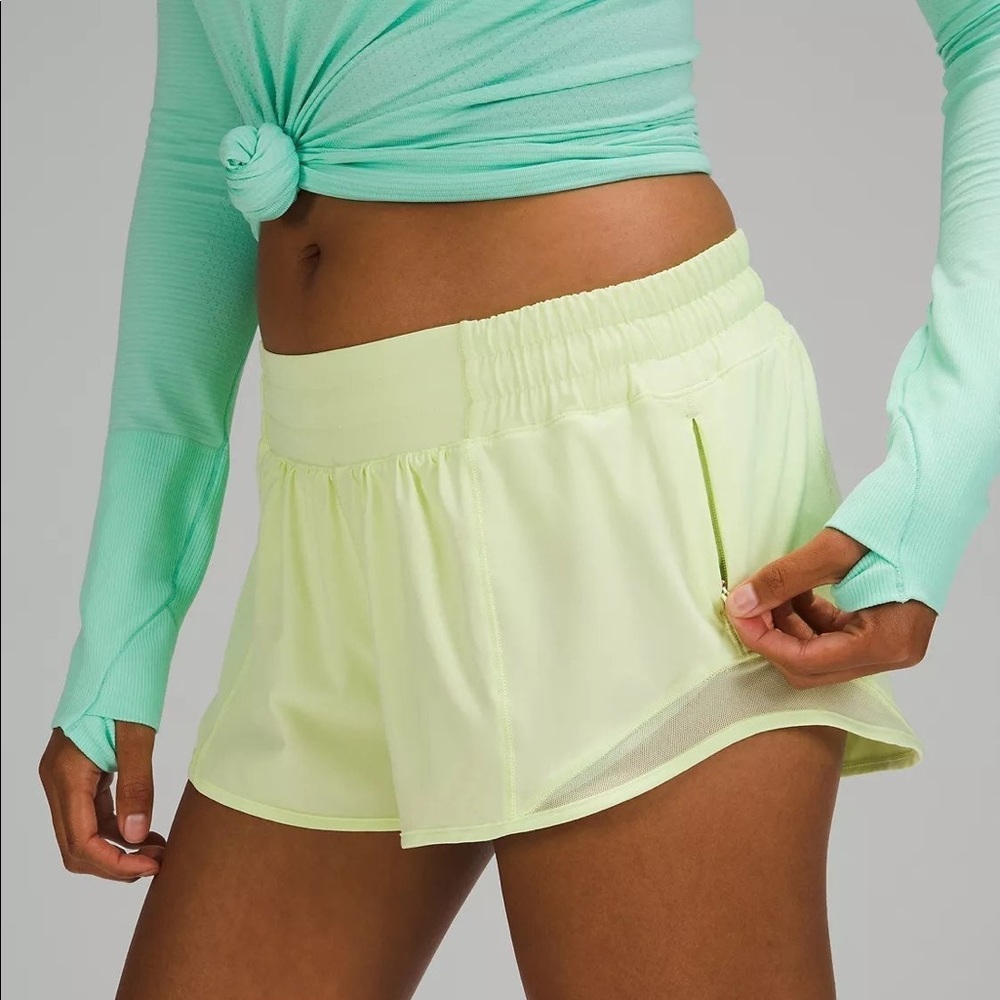LULULEMON NWT HOTTY HOT CRISPIN GREEN SIZE 10